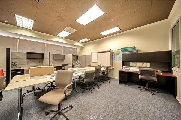 Home Office, Interior, Recessed Lighting