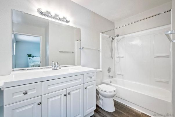 Bathroom, Interior, Wood Texture Flooring