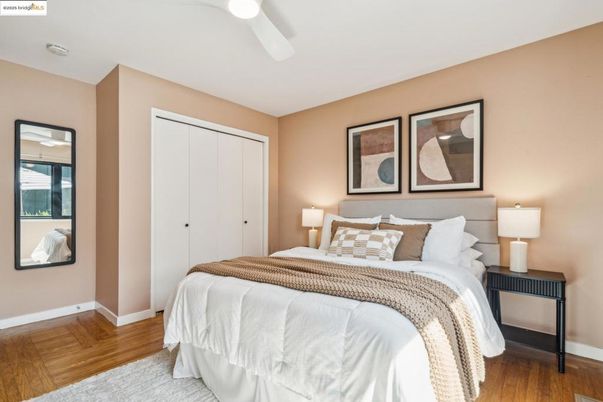 Bedroom, Interior, Wood Texture Flooring