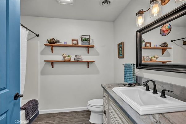 Bathroom, Interior, Wood Texture Flooring
