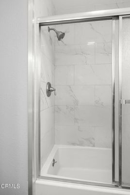 Bathroom, Glass Shower, Interior, Marble Walls