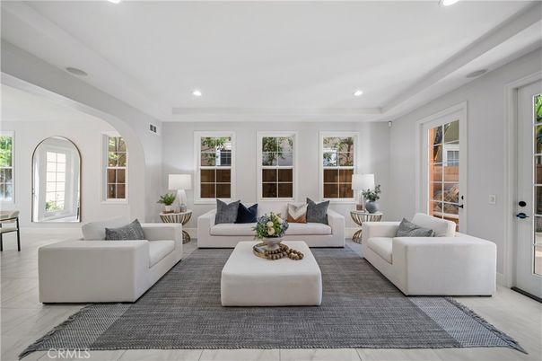 Interior, Living room, Recessed Lighting