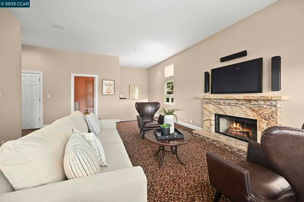 Fireplace, Interior, Living room, Recessed Lighting