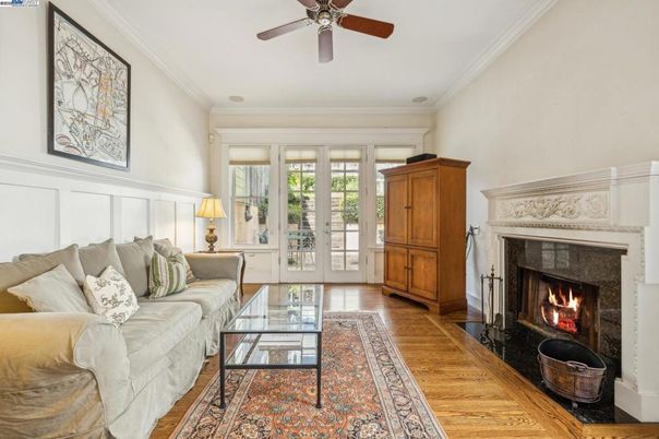 Fireplace, Interior, Living room, Wood Texture Flooring