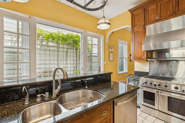 Interior, Kitchen, Pendant Lights, Stainless Steel Appliances