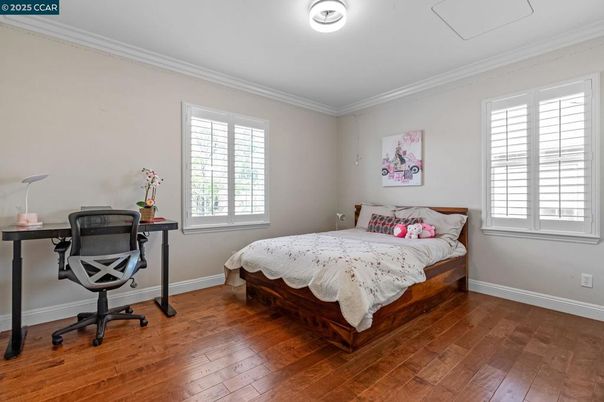 Bedroom, Home Office, Interior, Wood Texture Flooring