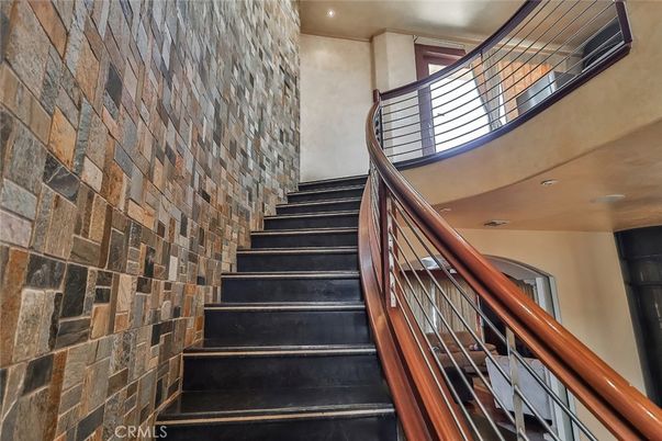 Interior, Recessed Lighting, Stone Walls