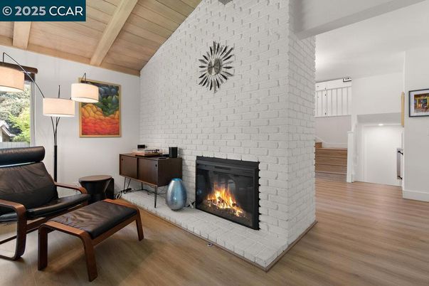 Fireplace, Interior, Stone Walls, Wooden Beams, Wooden Ceilings, Wood Texture Flooring