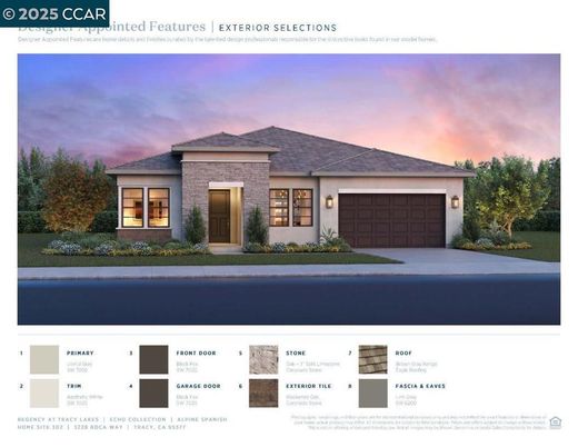 Attached, Exterior, Facade, Modern