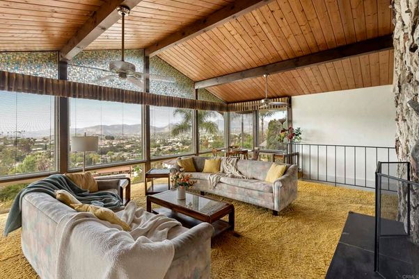 Interior, Living room, Sun Room, Wooden Beams, Wooden Ceilings
