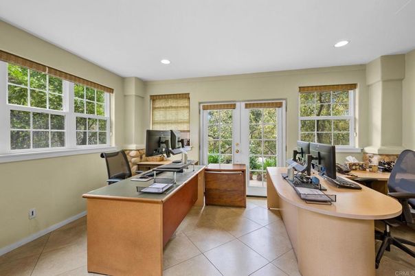 Home Office, Interior, Recessed Lighting