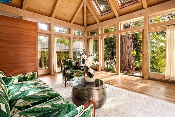 Interior, Sun Room, Wooden Beams, Wooden Ceilings, Wood Texture Flooring, Wooden Walls
