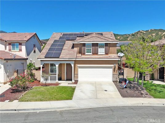 Attached, Exterior, Facade, Solar Panels, Mediterranean
