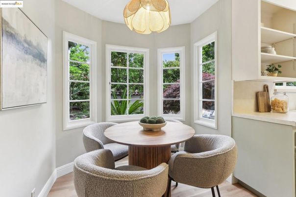 Dining room, Interior, Wood Texture Flooring