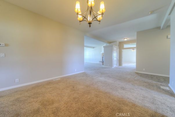 Chandelier, Empty room, Interior
