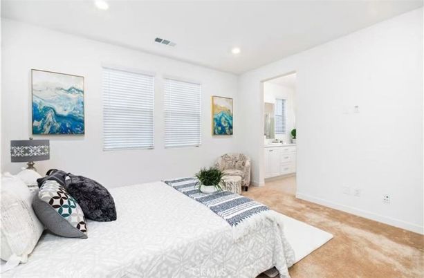 Bedroom, Interior, Recessed Lighting