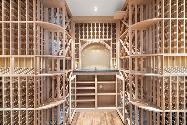 Interior, Recessed Lighting, Wine Storage, Wood Texture Flooring