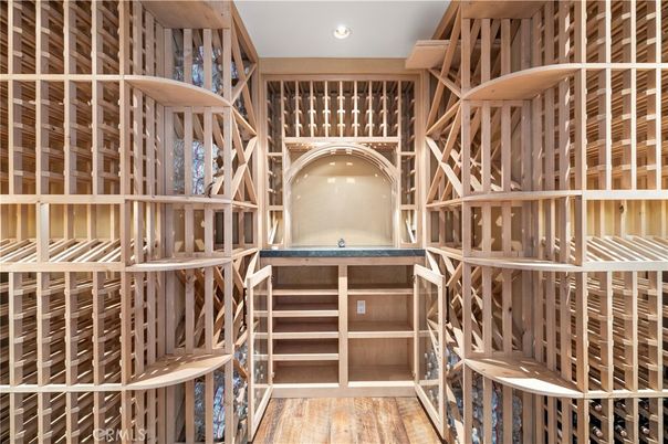 Interior, Recessed Lighting, Wine Storage, Wood Texture Flooring