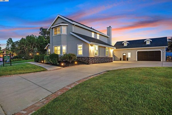 Attached, Backyard, Exterior, Facade, Farmhouse