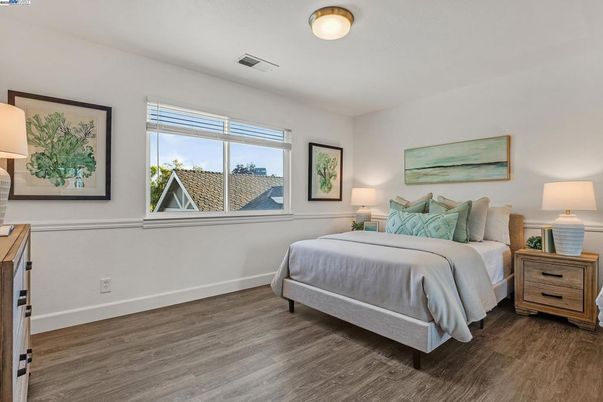 Bedroom, Interior, Wood Texture Flooring