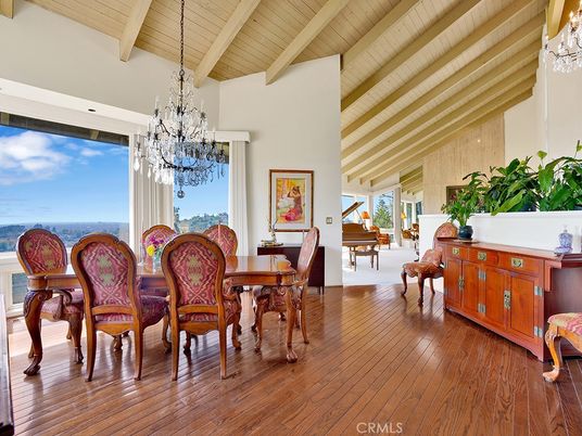 Chandelier, Dining room, Interior, Piano, Wooden Beams, Wooden Ceilings, Wood Texture Flooring