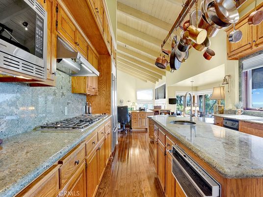 Interior, Kitchen, Stainless Steel Appliances, Wooden Beams, Wooden Ceilings, Wood Texture Flooring