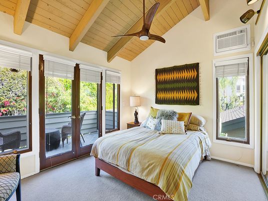 Bedroom, Interior, Wooden Beams, Wooden Ceilings