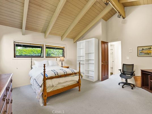 Bedroom, Interior, Wooden Beams, Wooden Ceilings