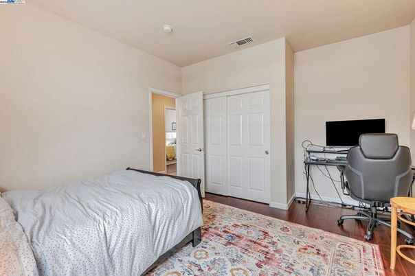 Bedroom, Home Office, Interior, Wood Texture Flooring