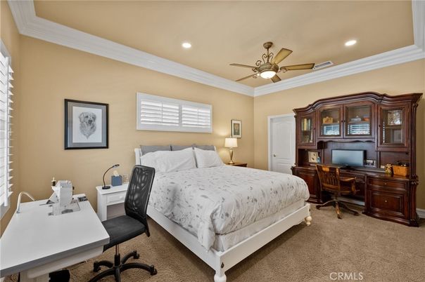Bedroom, Home Office, Interior, Recessed Lighting