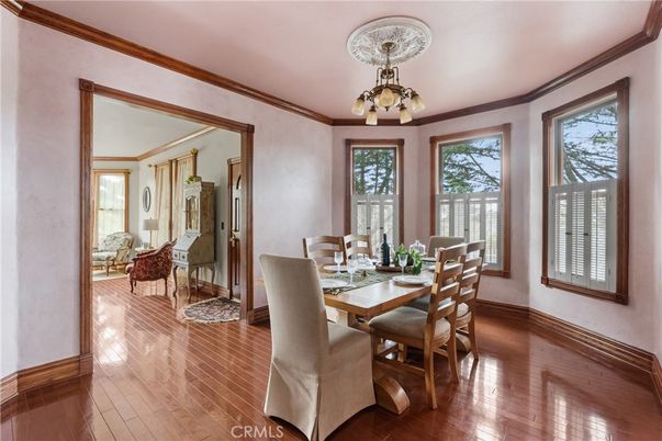 Dining room, Interior, Wood Texture Flooring