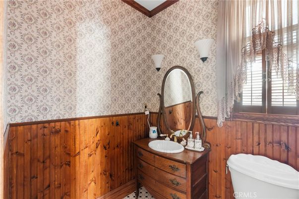 Bathroom, Interior, Wooden Walls