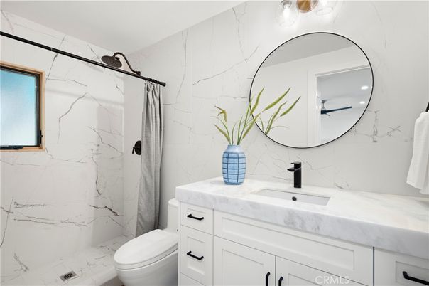 Bathroom, Interior, Marble Walls