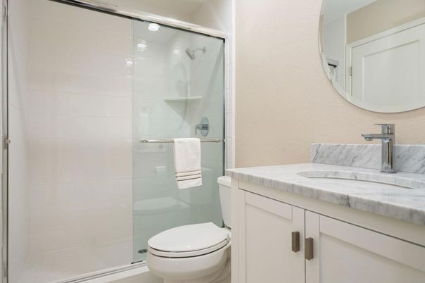 Bathroom, Glass Shower, Interior
