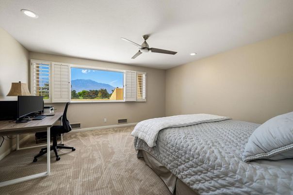 Bedroom, Home Office, Interior, Recessed Lighting