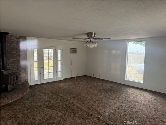 Empty room, Fireplace, Interior, Stone Walls