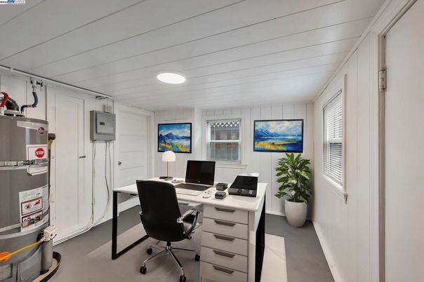Home Office, Interior, Recessed Lighting
