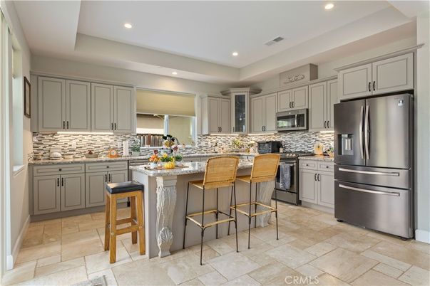 Interior, Kitchen, Recessed Lighting, Stainless Steel Appliances