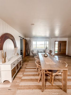 Dining room, Interior, Wood Texture Flooring