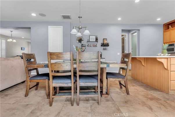 Dining room, Interior, Pendant Lights, Recessed Lighting