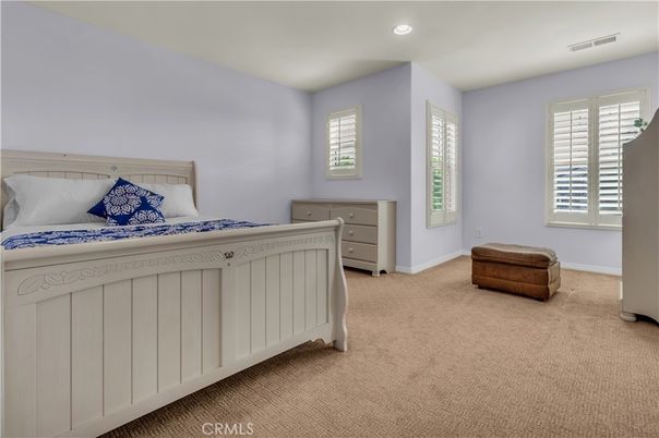 Bedroom, Interior, Recessed Lighting