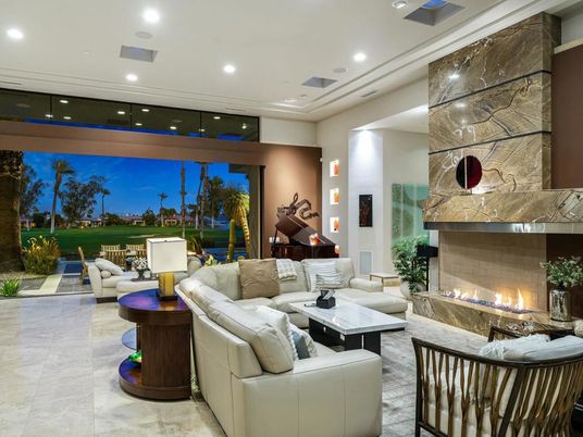 Fireplace, Interior, Living room, Recessed Lighting