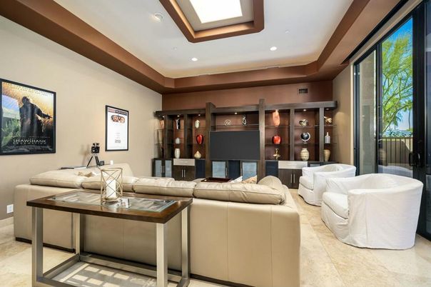 Interior, Living room, Recessed Lighting