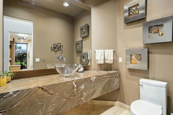 Bathroom, Interior, Recessed Lighting