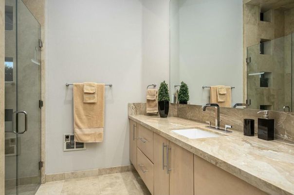 Bathroom, Glass Shower, Interior