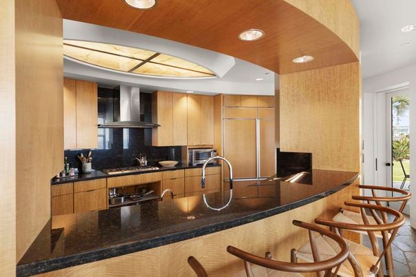 Interior, Kitchen, Recessed Lighting, Wooden Ceilings