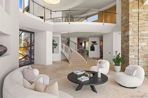 Interior, Living room, Stone Walls