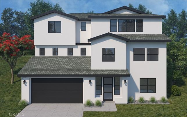 Attached, Exterior, Facade, Modern