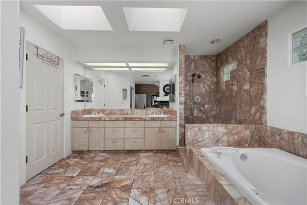Bathroom, Dual Sink Vanities, Interior, Marble Walls