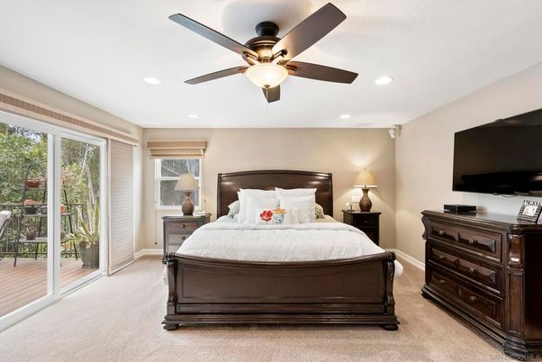 Bedroom, Interior, Recessed Lighting